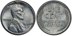 The 1944 Steel cent is an extremely rare variety coin. Experts estimate only 25-30 known genuine examples exist, but some may still be out there in circulation. This coin is commonly counterfeited so professional grading is a must. 