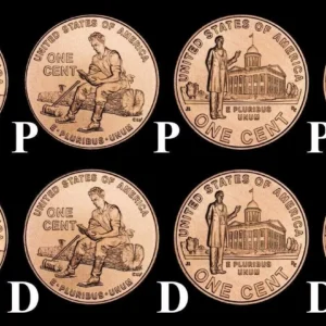 In 2009 The US Mint released a limited edition bicentennial Lincoln Cent detailing Abraham Lincolns Life. This is for the complete set from both the Philadelphia & Denver Mint.