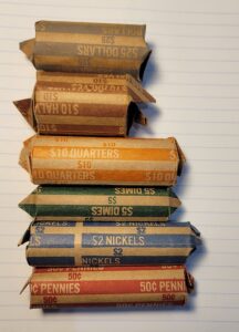 Bank Coin Roll Hunting is a great low-budget way to find Error coins! Simply go into a bank and exchange your money for boxes of coins and search through them! When you're done, return the change to a different bank.